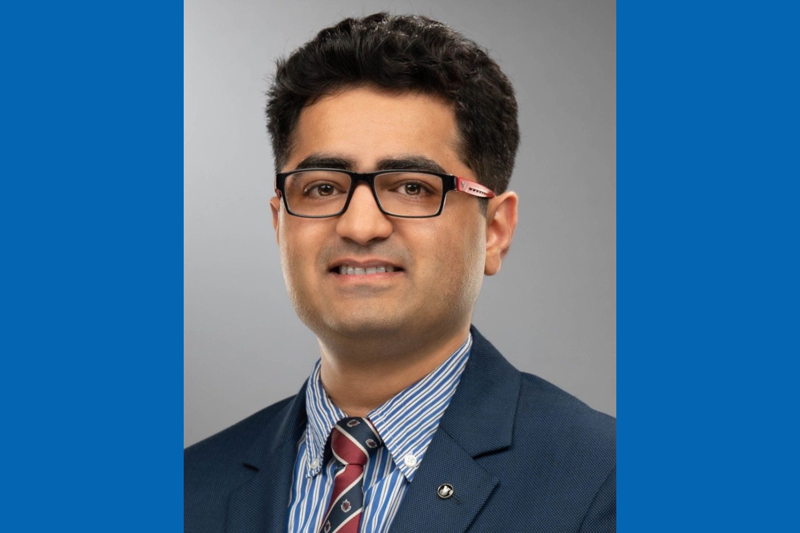 Image shows a headshot of Vinayak Kaushal