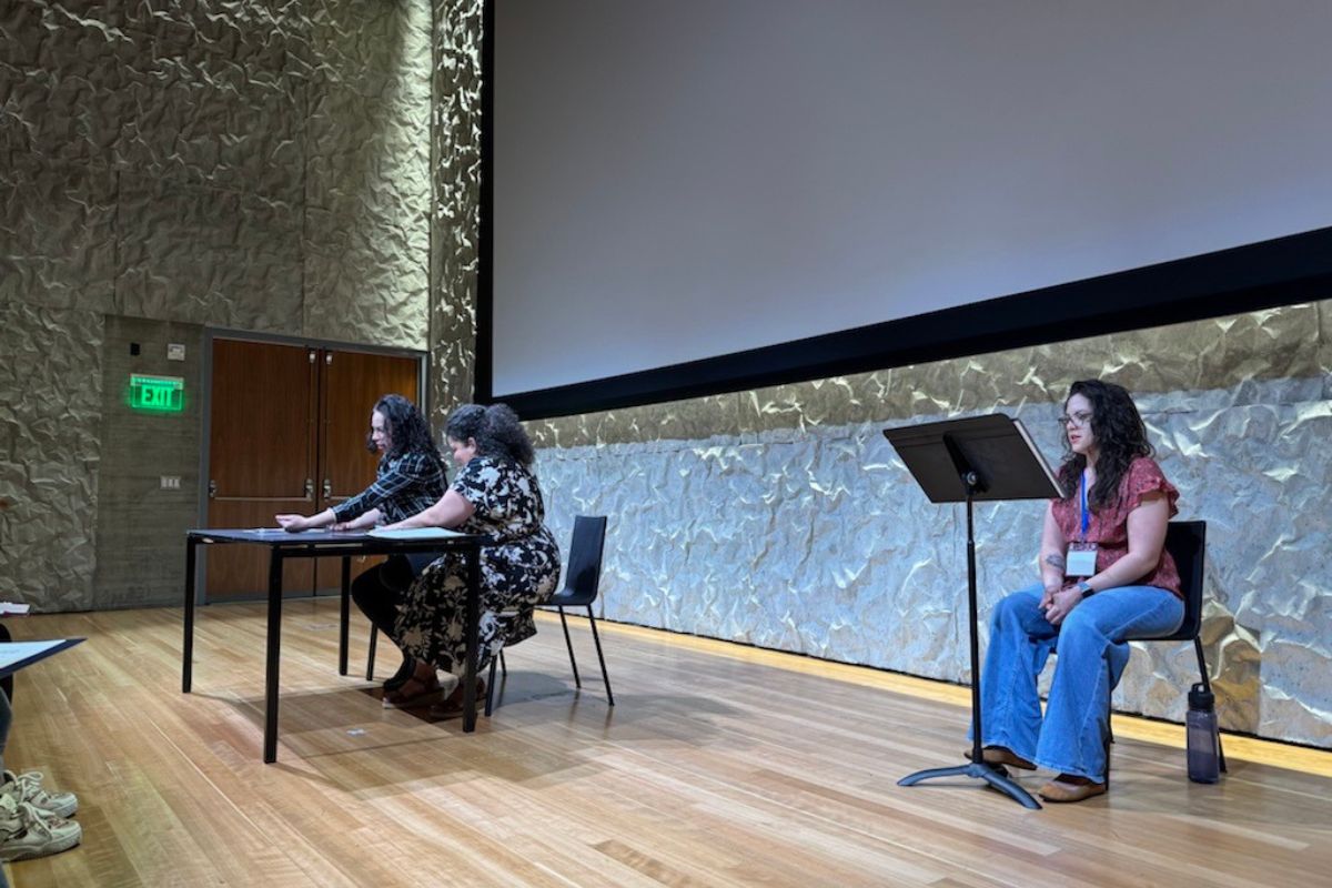 Rehearsal at the Kennedy Center American College Theater Festival