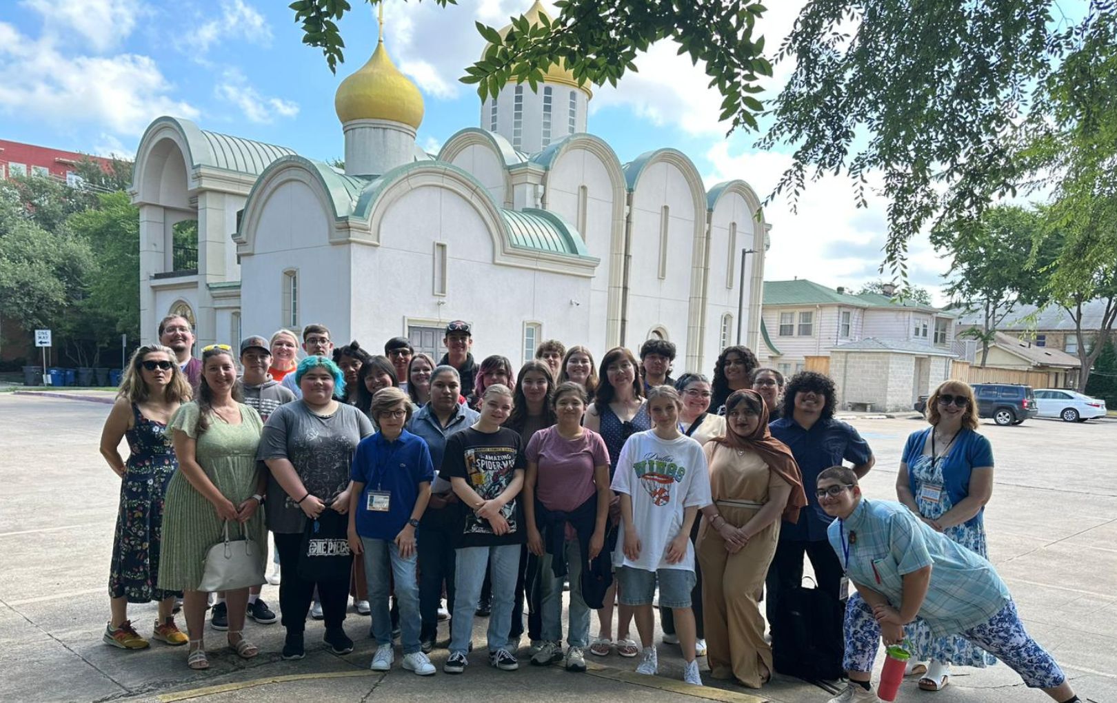 Students from the STARTALK program during a fieldtrip