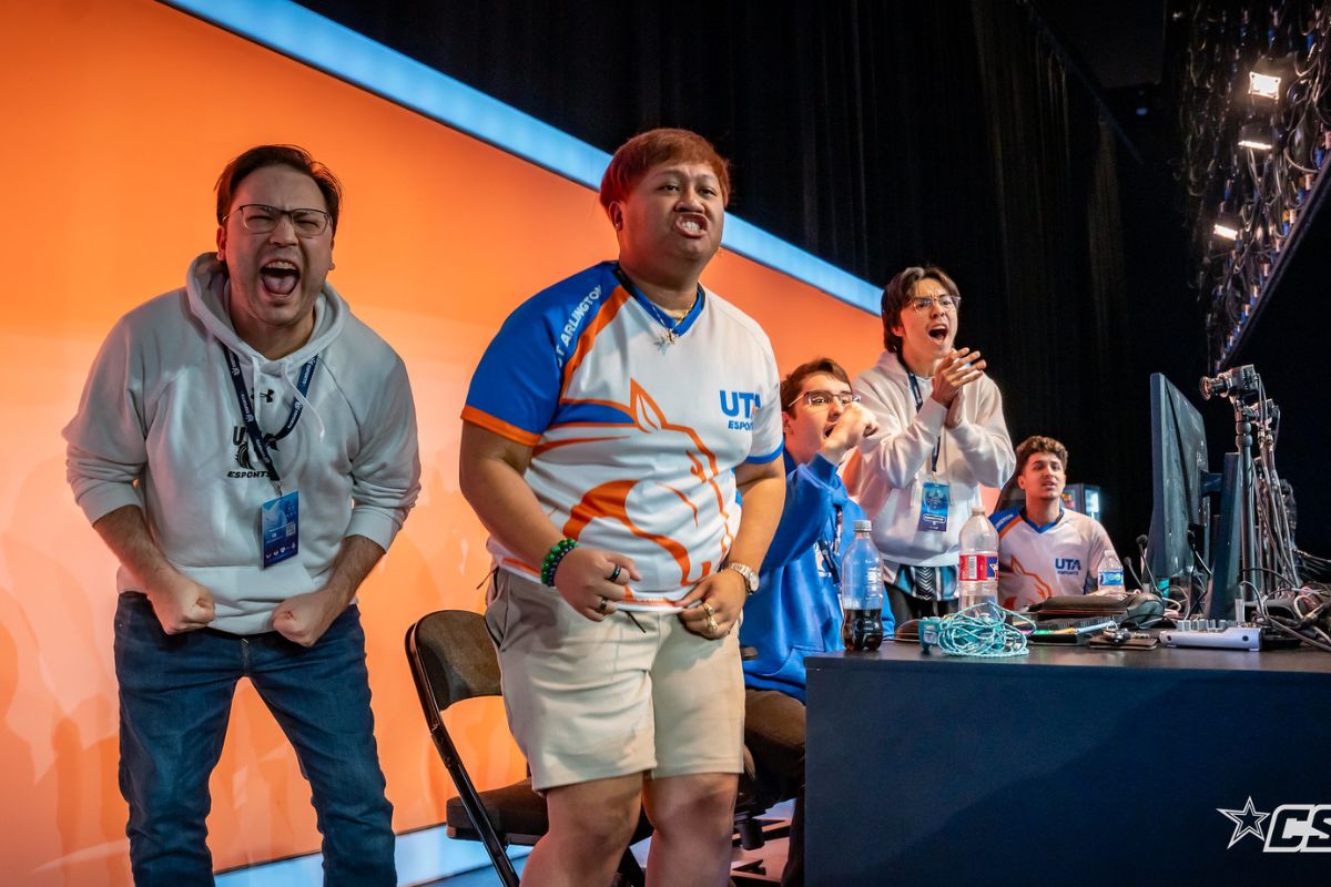 UTA esports members at the CSMG competition 