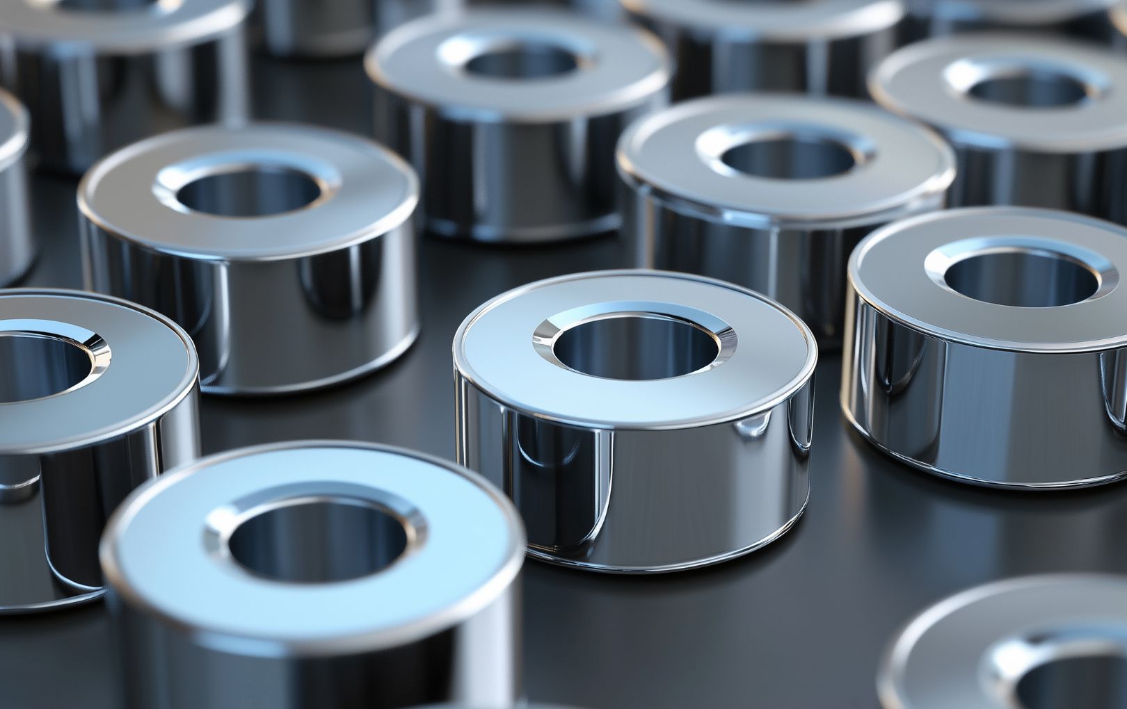 Stock image of magnets