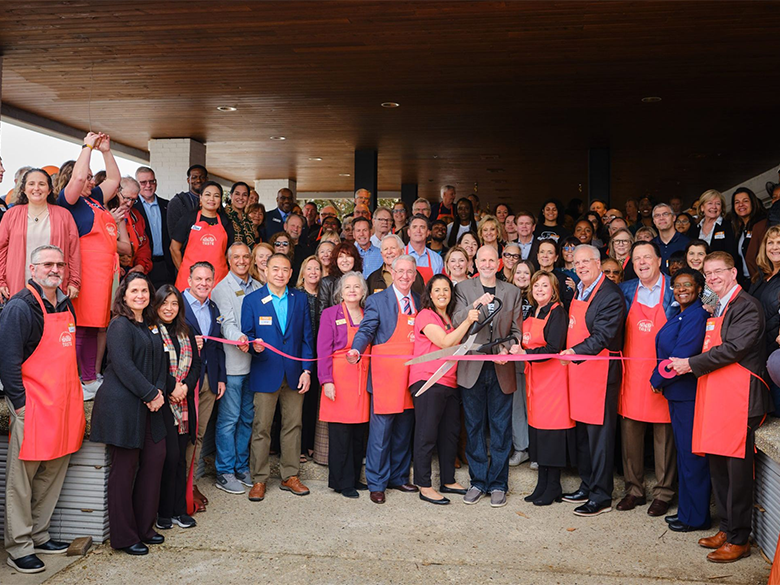A group photo taken in celebration of the Taste Project