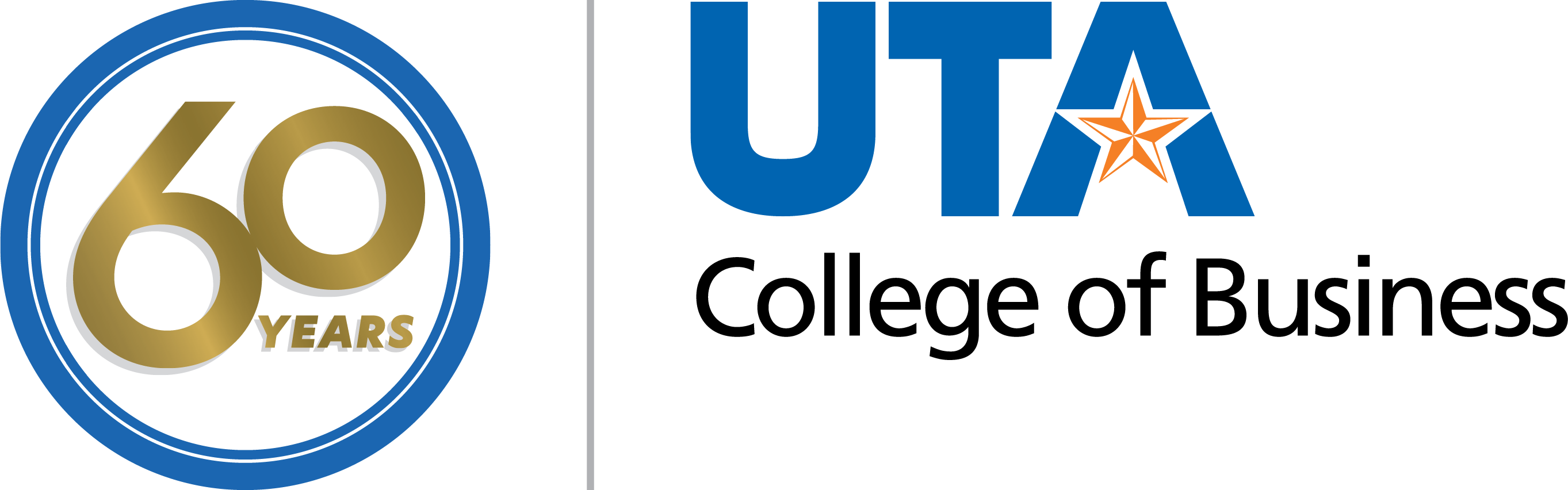 college of business 60th anniversary logo