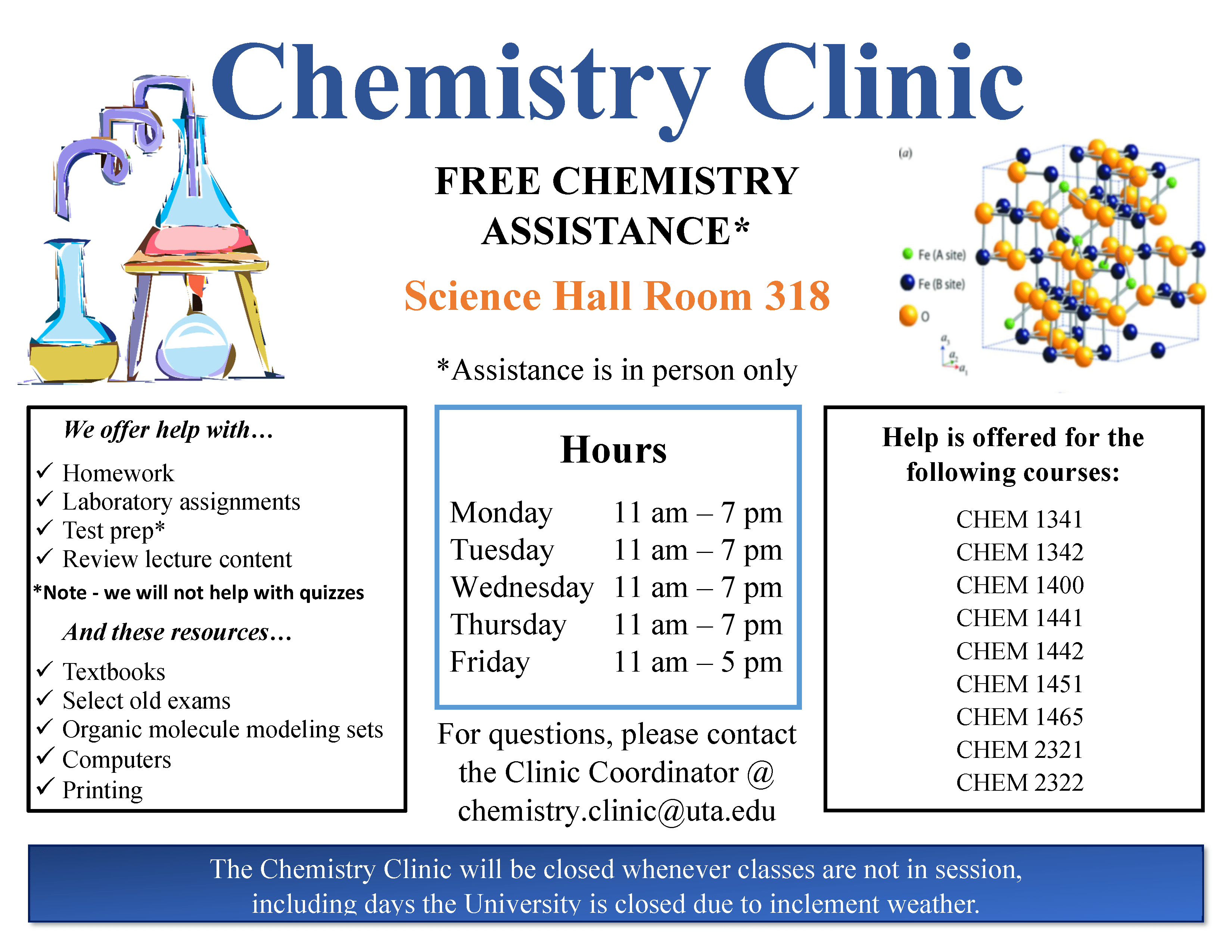 Chem Clinic Flyer