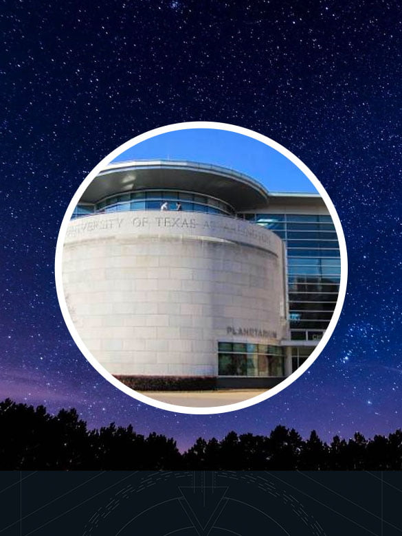 Outside view of UTA Chemistry and Physics building.