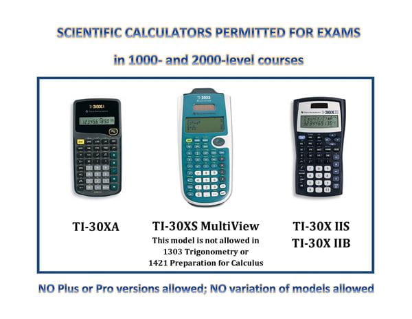 Permitted Calculators 2023