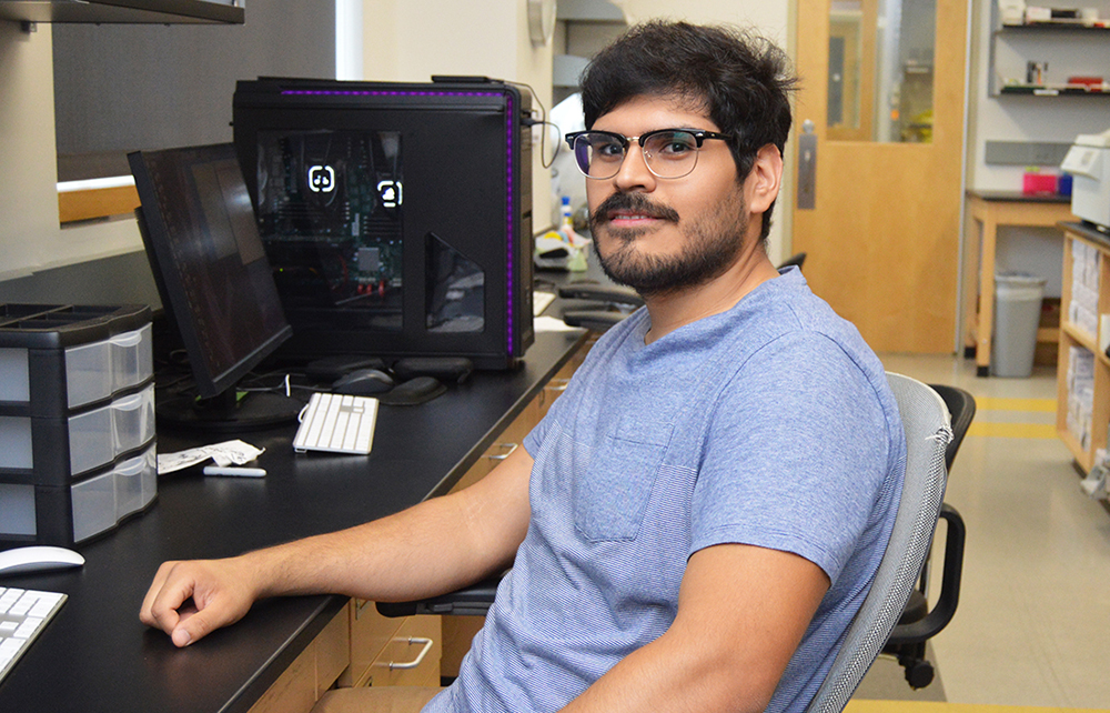 Jose Maldonado, UTA doctoral student in biology