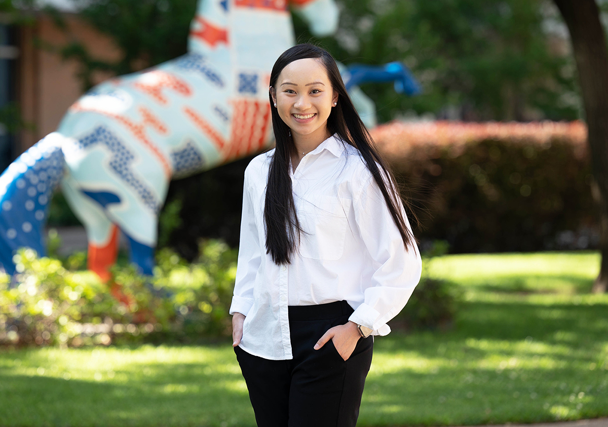 Katherine Nguyen is graduating in Spring 2022 with a B.A. in Biology