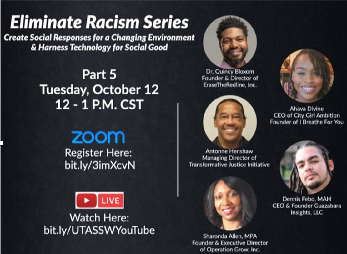 Grand Challenges for Social Work:  Eliminate Racism Series Pt. 5