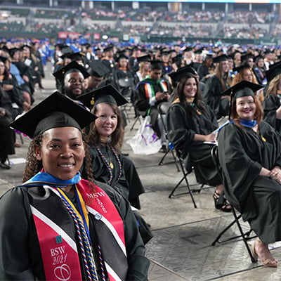 UTA student graduate during 2025 Spring Commencement Ceremony