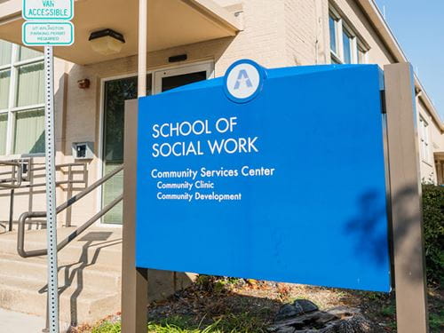 Social Work sign