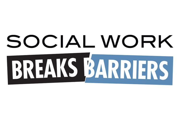 Social Work Breaks Barriers logo
