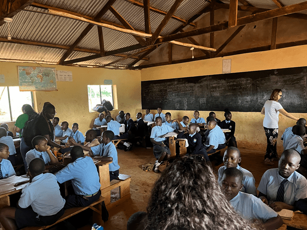 Study Abroad in Kenya students in classroom