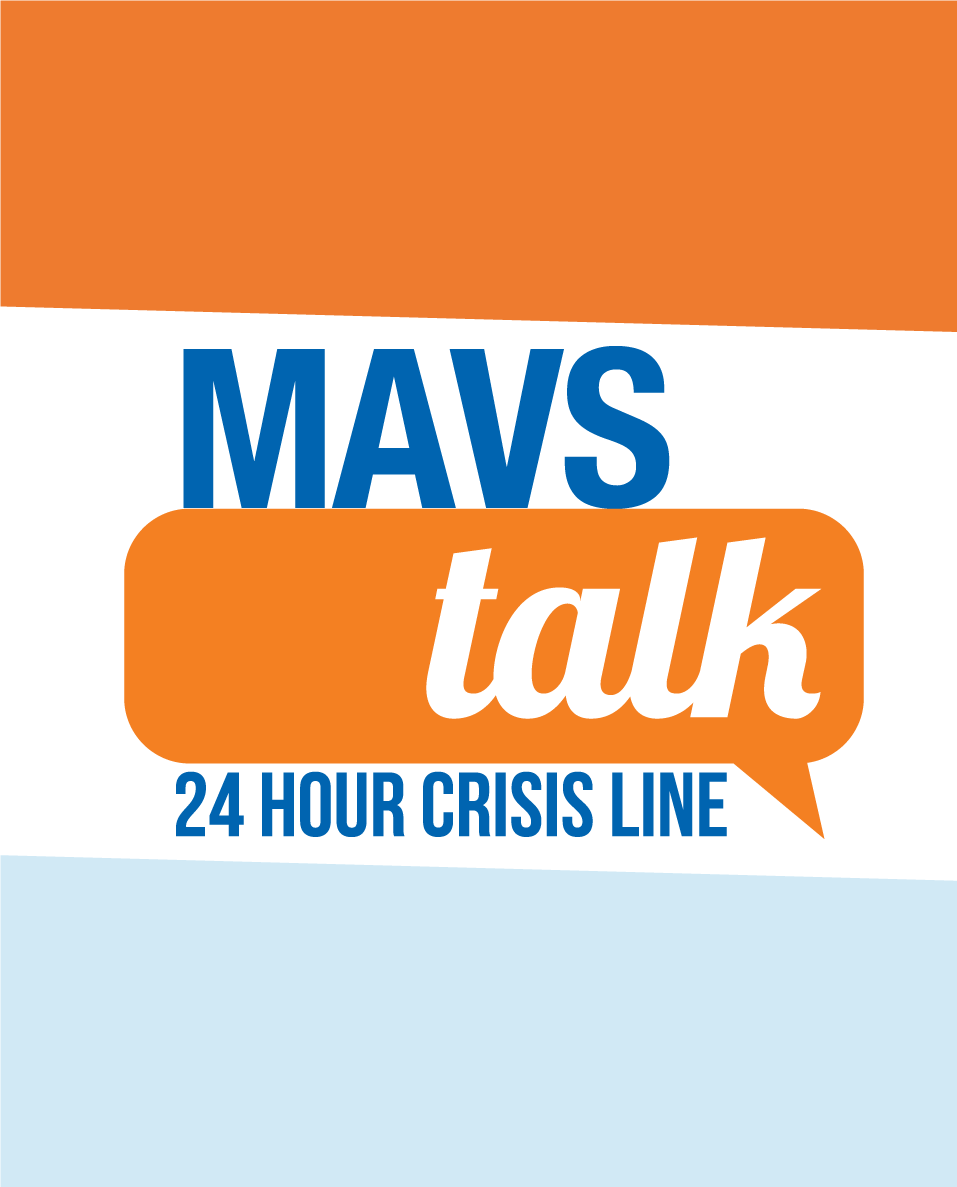 Mavs talk 24 hour crisis line banner