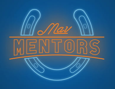 mav mentor horseshoe logo