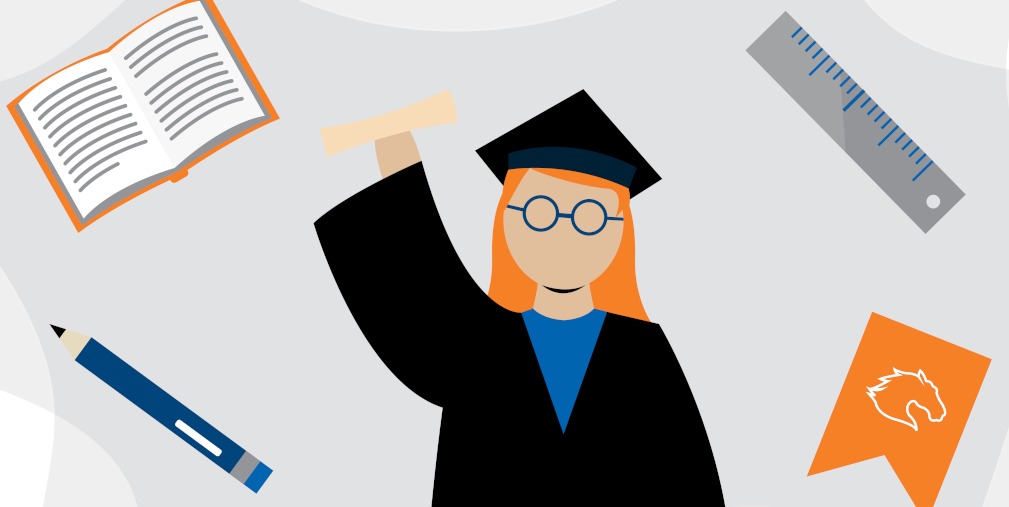 graduate student graphic