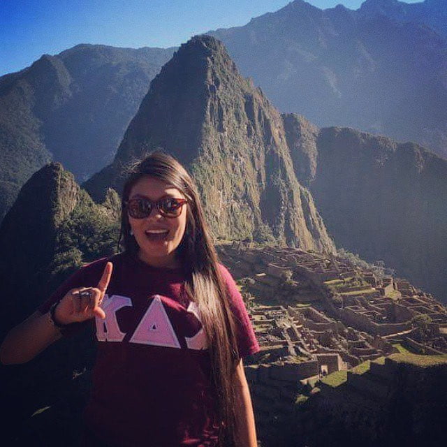 Student posing for a photo