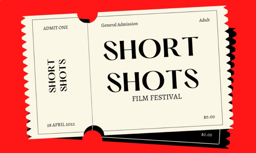 Flyer for Short Shots Film Festival